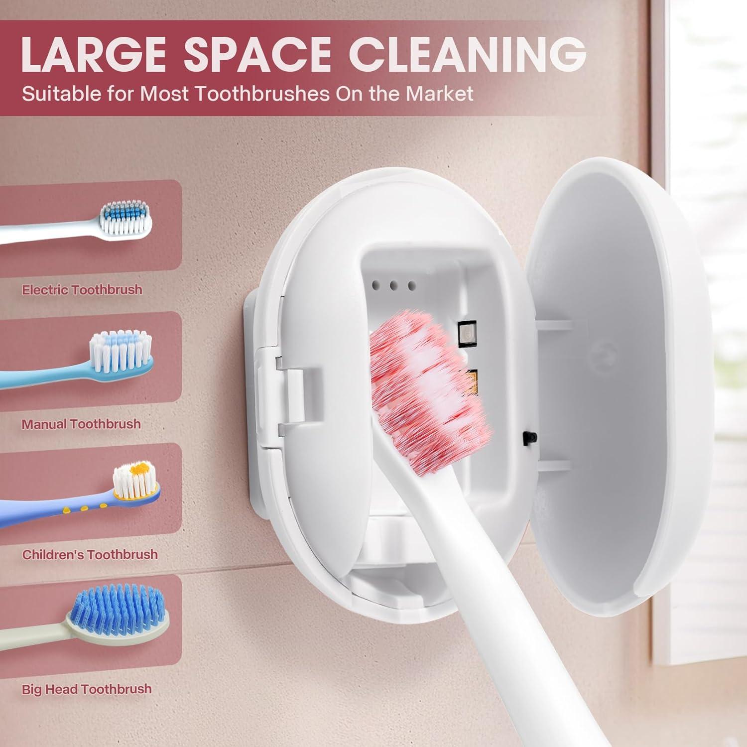 Esterilizador de Cepillos de Dientes Portátil USB Blanco