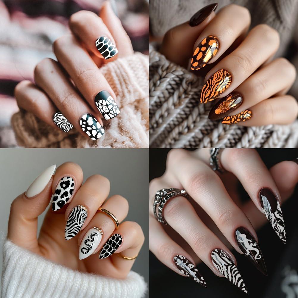 Plantillas de Estampado de Uñas PH PandaHall - 5 Piezas