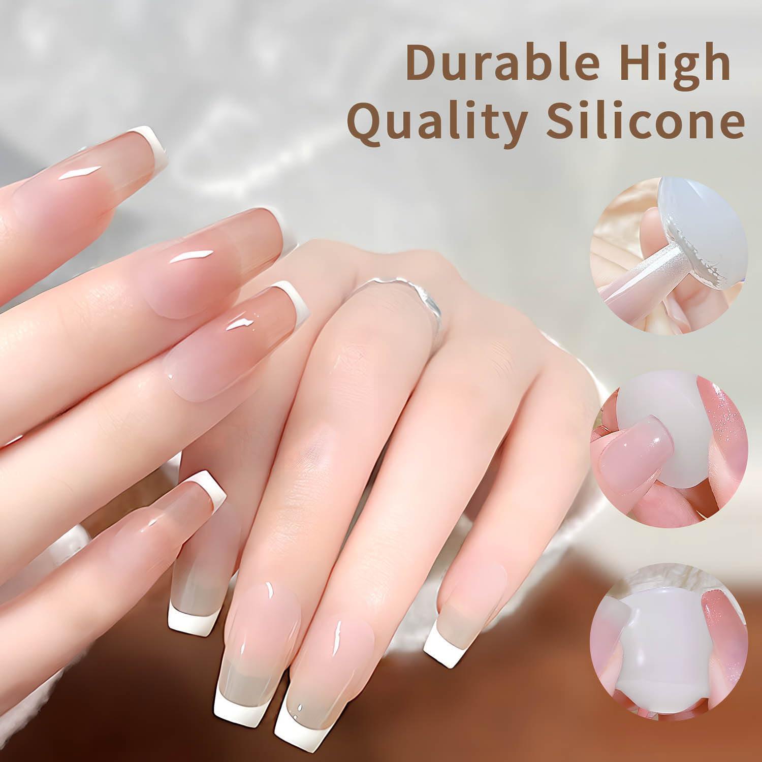 Kit de Estampado de Uñas Francesas Huizhou - 4 Piezas