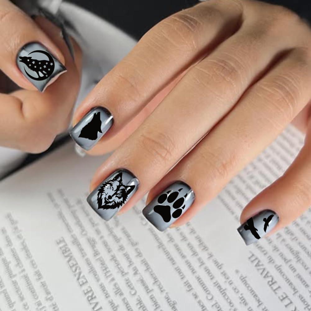 Plantillas de Estampado de Uñas PH PandaHall 3 Piezas 12x6 cm