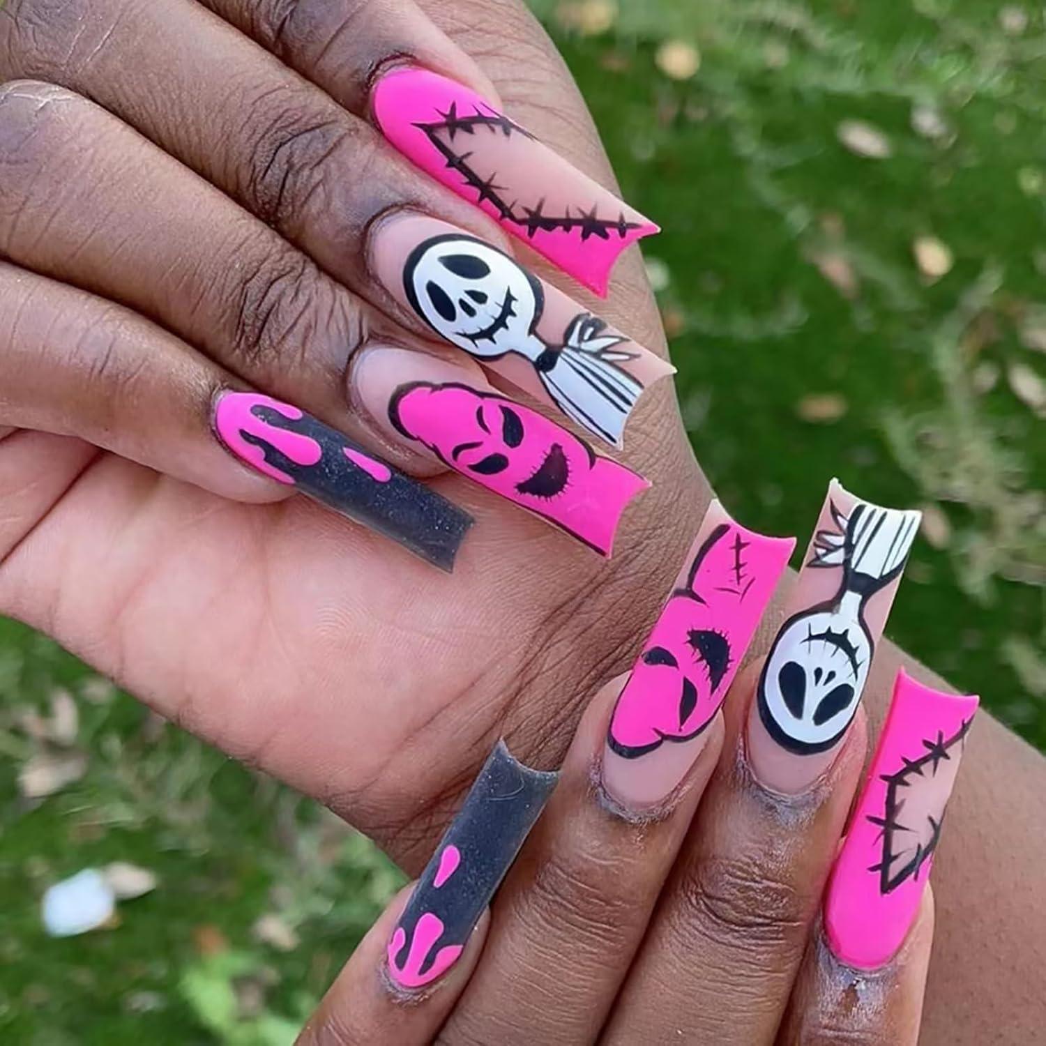 Placa de Estampado de Uñas Halloween SONGJIE 12x6 cm