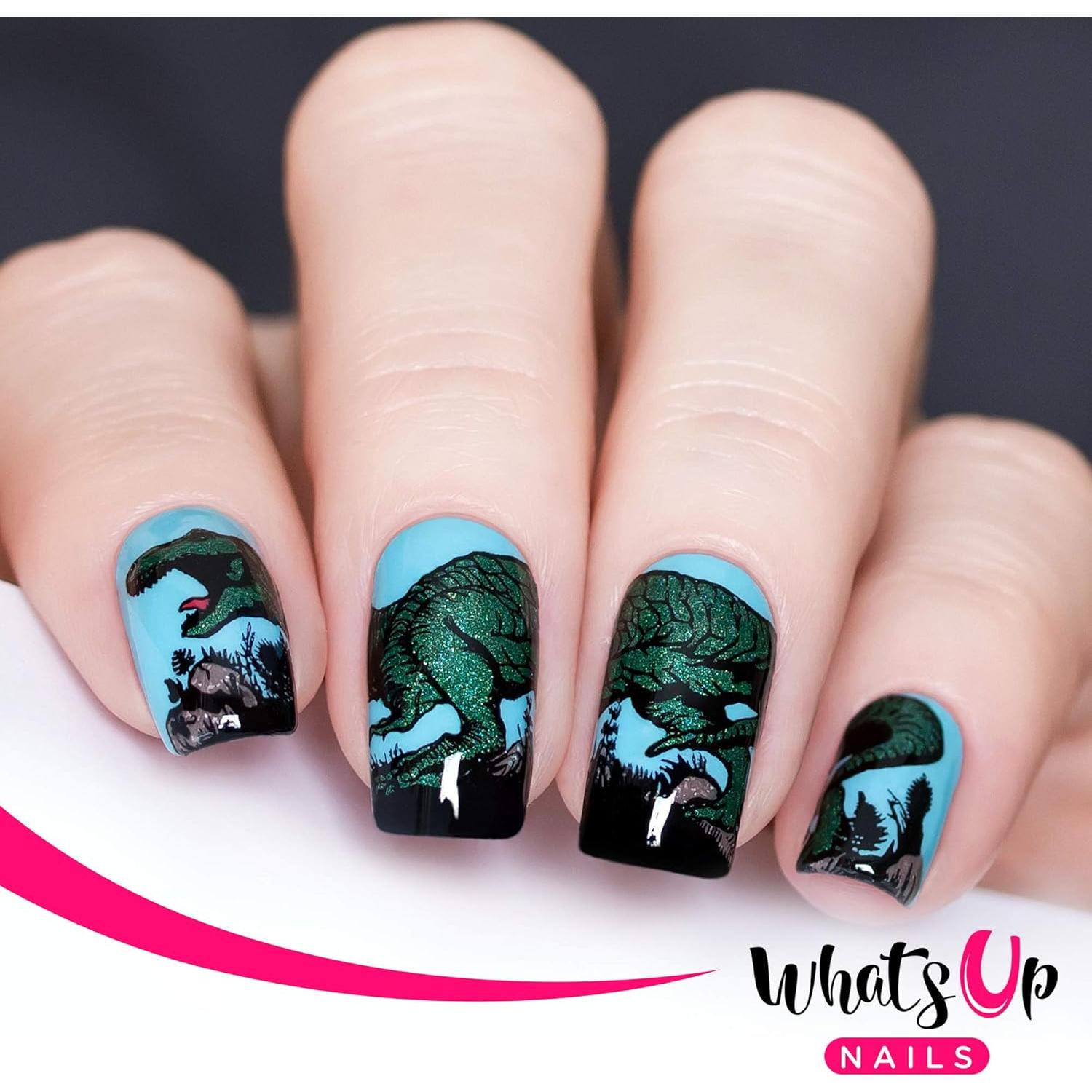 Placa de Estampado para Uñas Whats Up Nails B055 60x120mm
