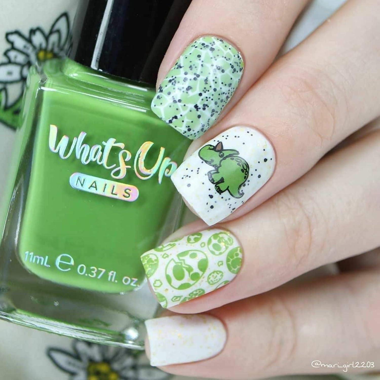 Placa de Estampado para Uñas Whats Up Nails B055 60x120mm