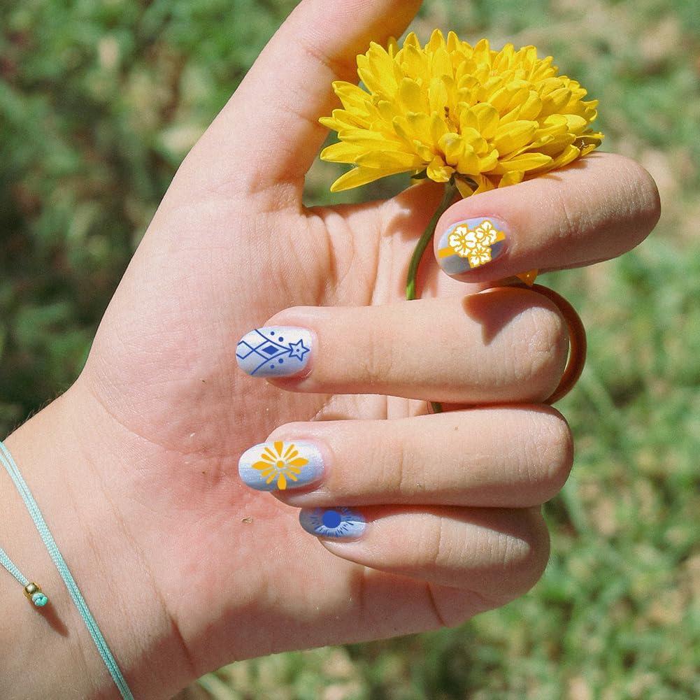 Plantillas de Arte de Uñas Francesas PH PandaHall - 5 Piezas