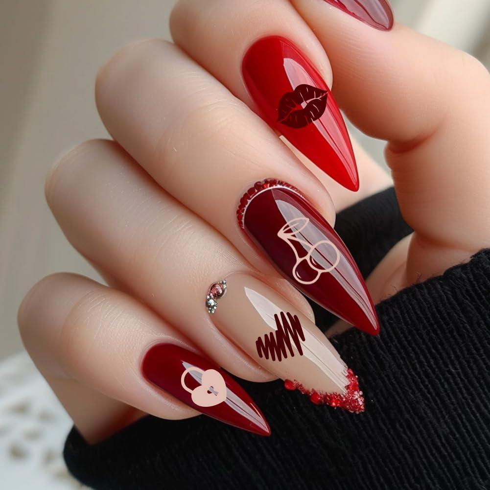 Juego de Plantillas de Uñas Frutas y Flores Beinkmake 3 Piezas