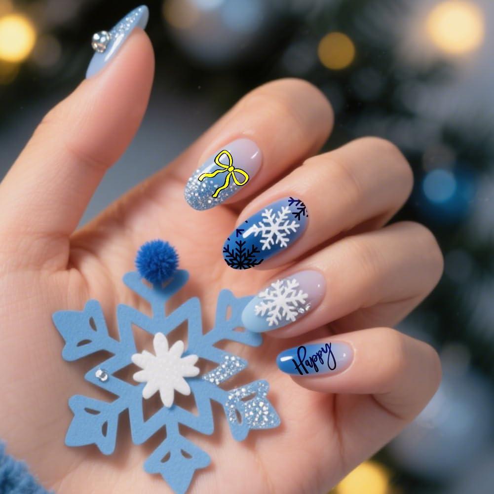 Plantillas de Estampado de Uñas PH PandaHall 3pcs Navidad