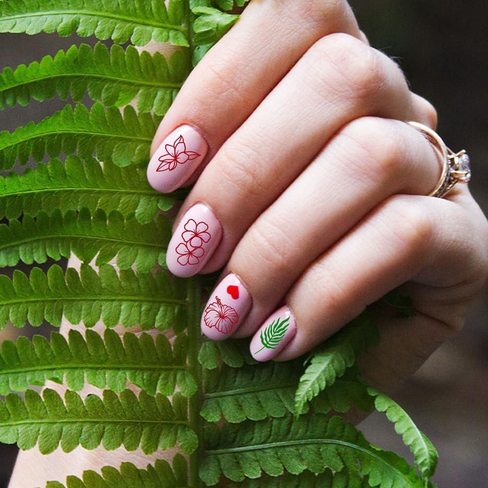 Plantillas de Arte de Uñas PH PandaHall 3pcs 87 Patrones