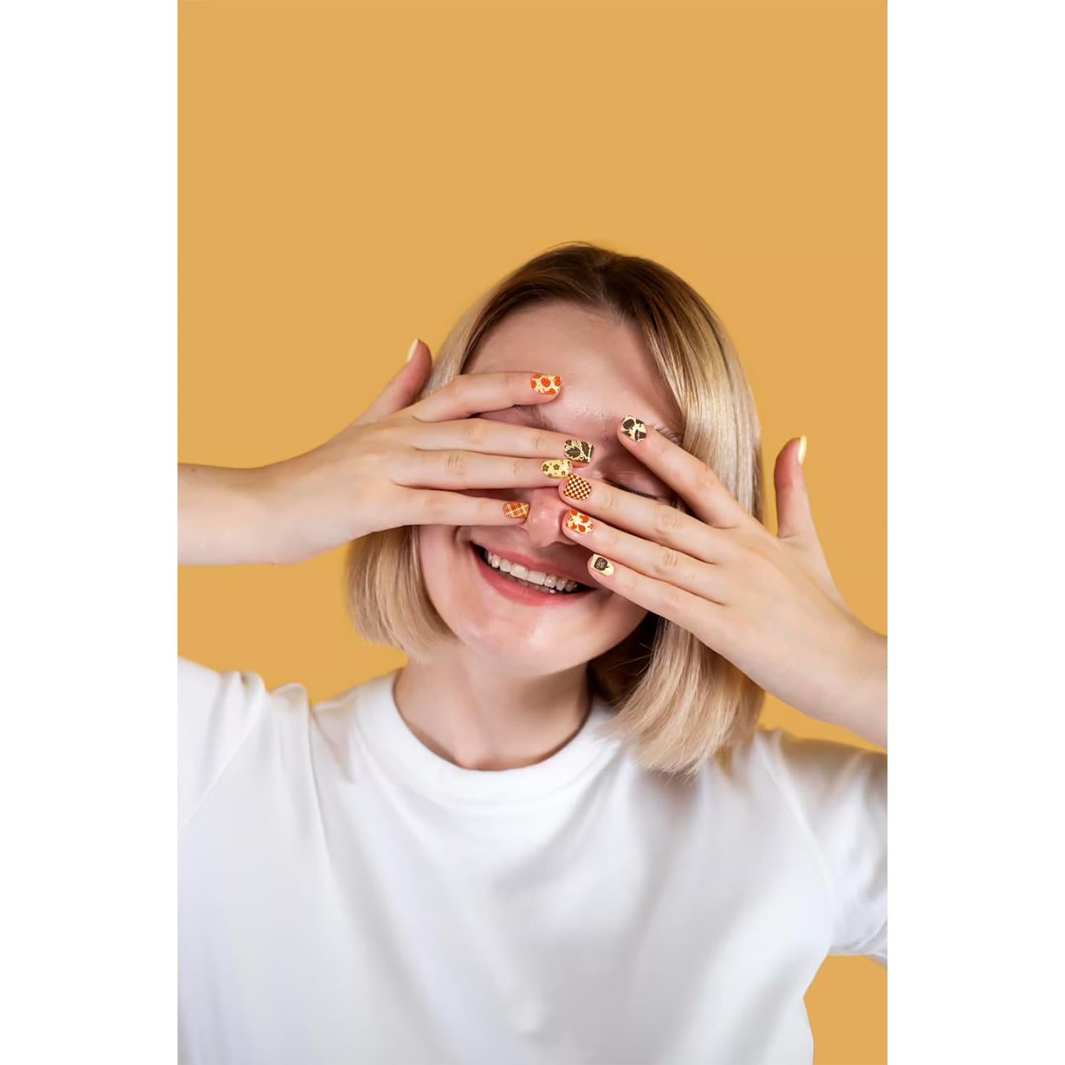 Kit de Placas de Estampado de Uñas Otoño On-Airstore 6 Piezas