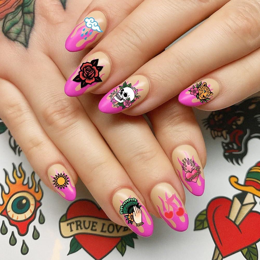 Plantillas de Estampado de Uñas PH PandaHall 3pcs Retro Floral