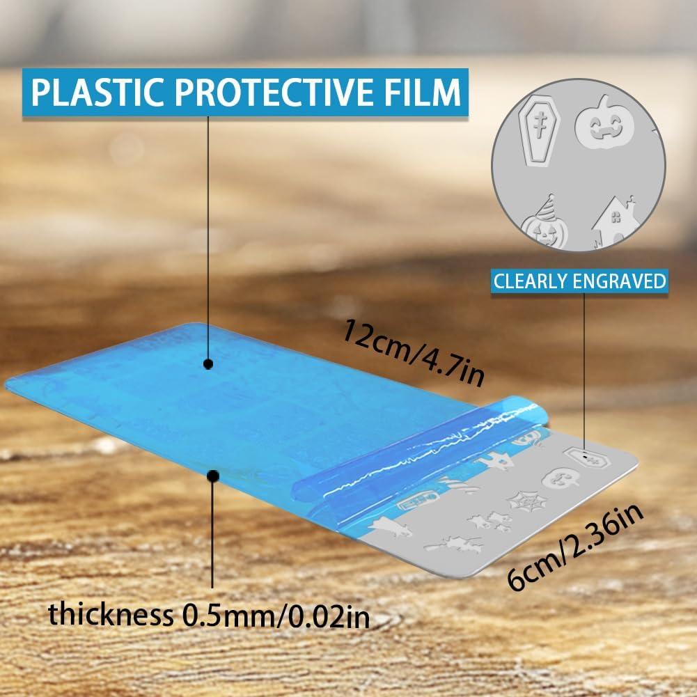 Kit de Estampado de Uñas Halloween Beinkmake 3 Piezas