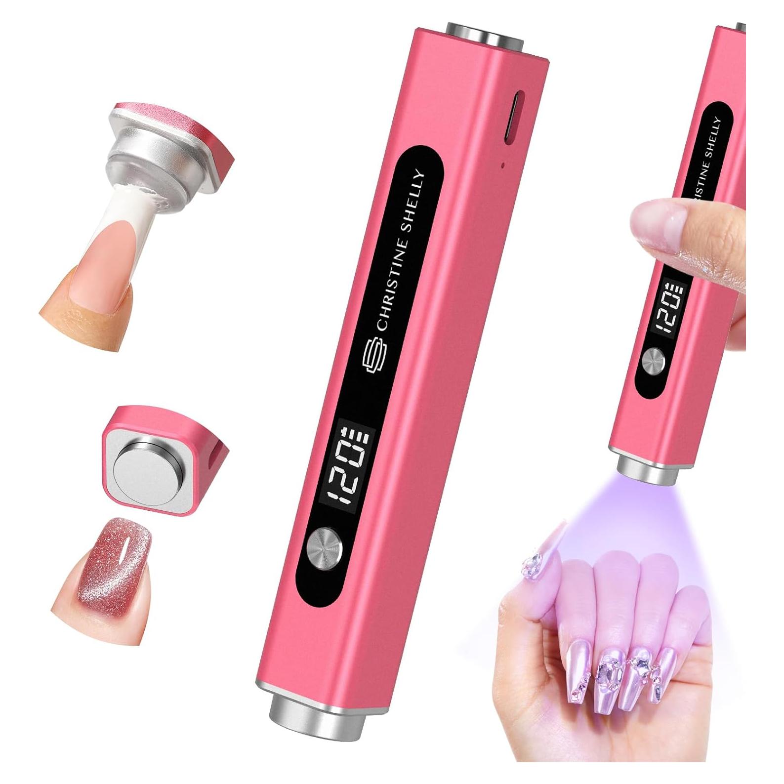 Lámpara UV de Uñas Inalámbrica CHRISTINE SHELLY 3 en 1