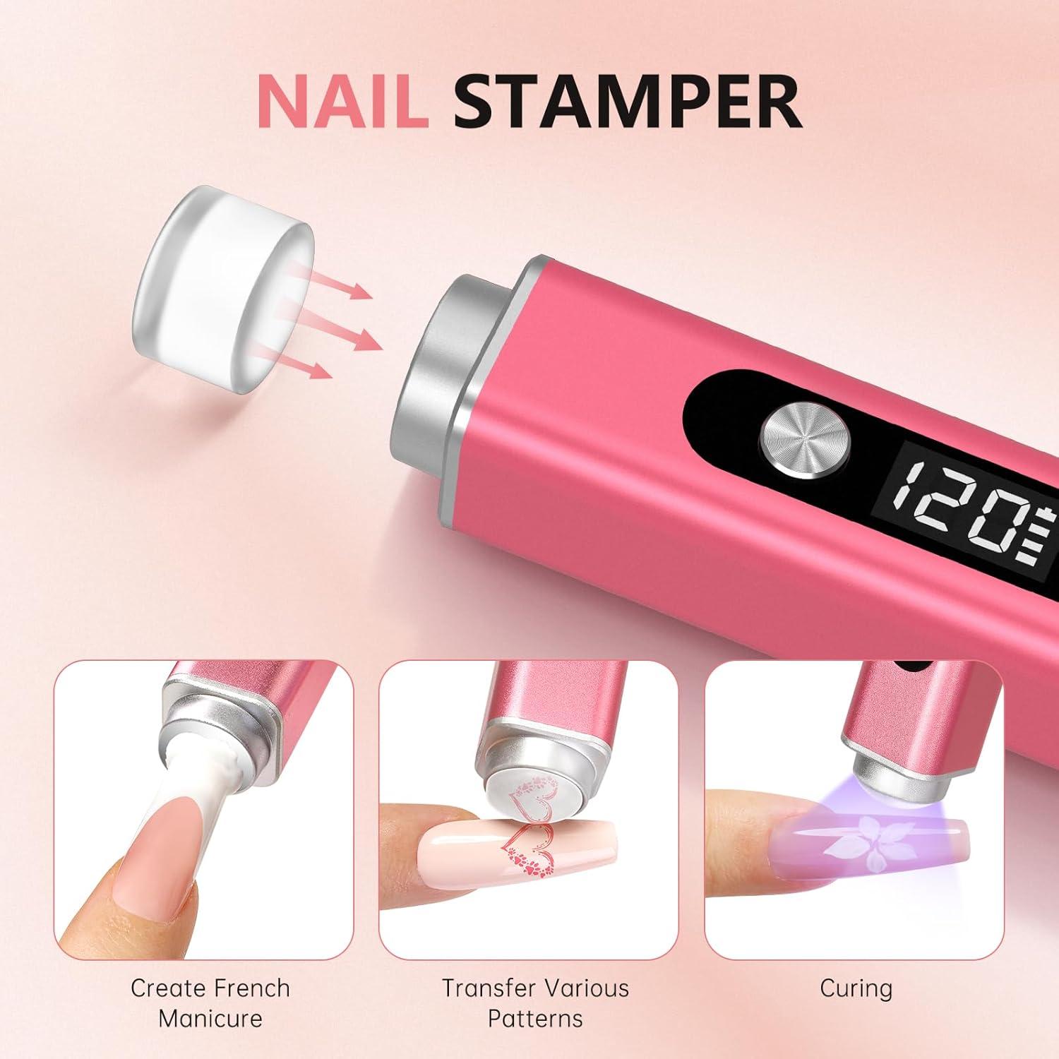 Lámpara UV de Uñas Inalámbrica CHRISTINE SHELLY 3 en 1