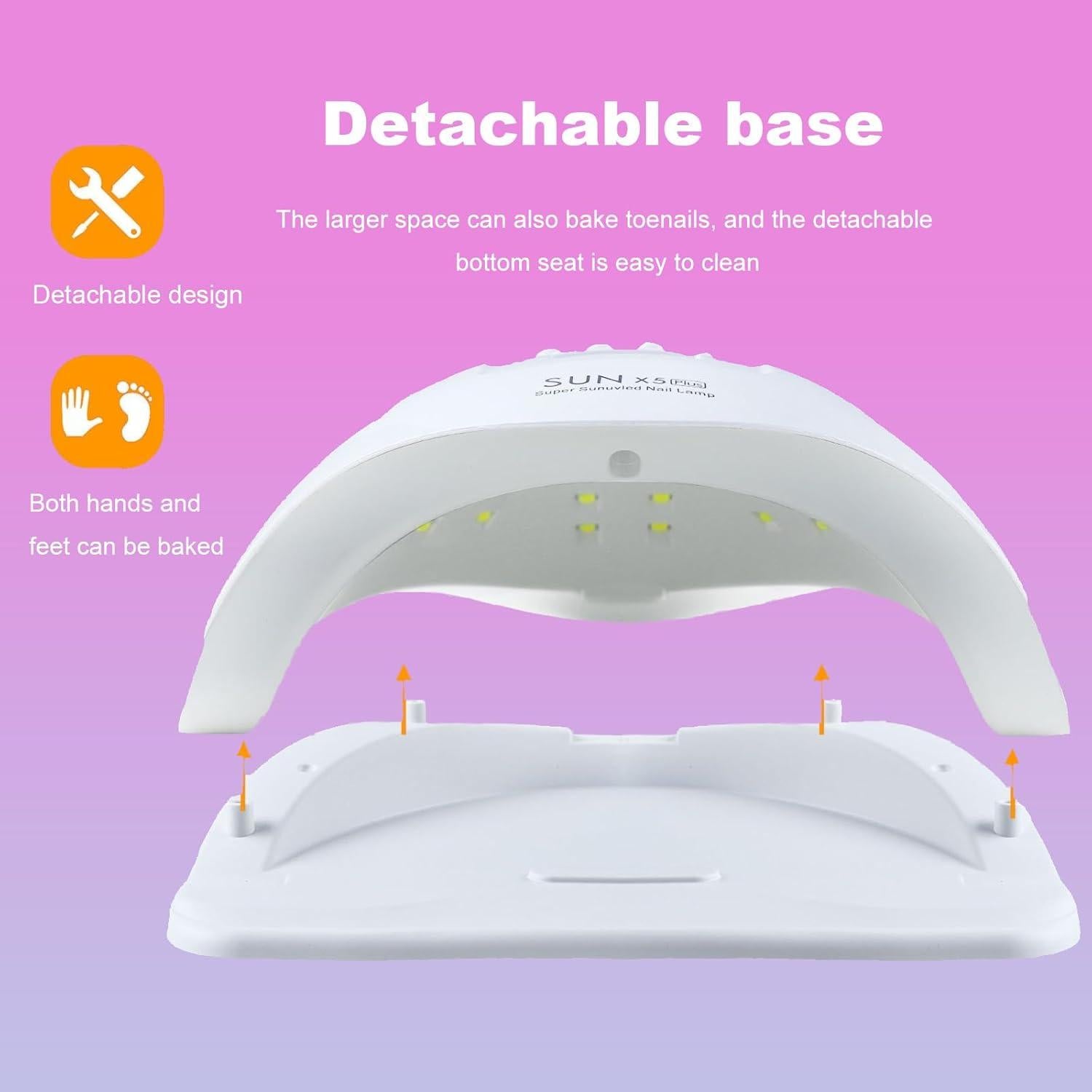 Lámpara UV para Uñas de Gel SUN X5 PLUS 120W con 36 LED