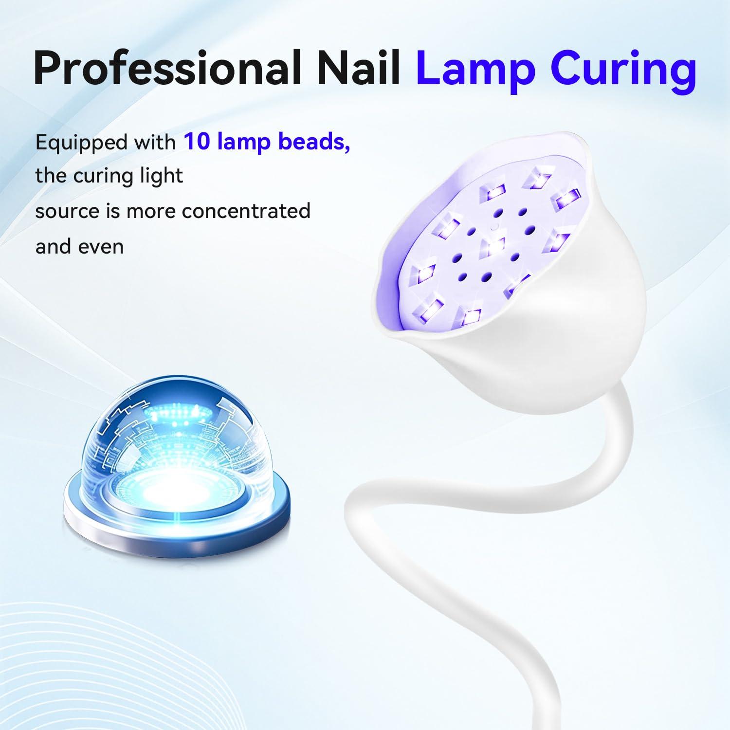 Lámpara de Uñas LED Inalámbrica JODSONE 30W Portátil Blanca