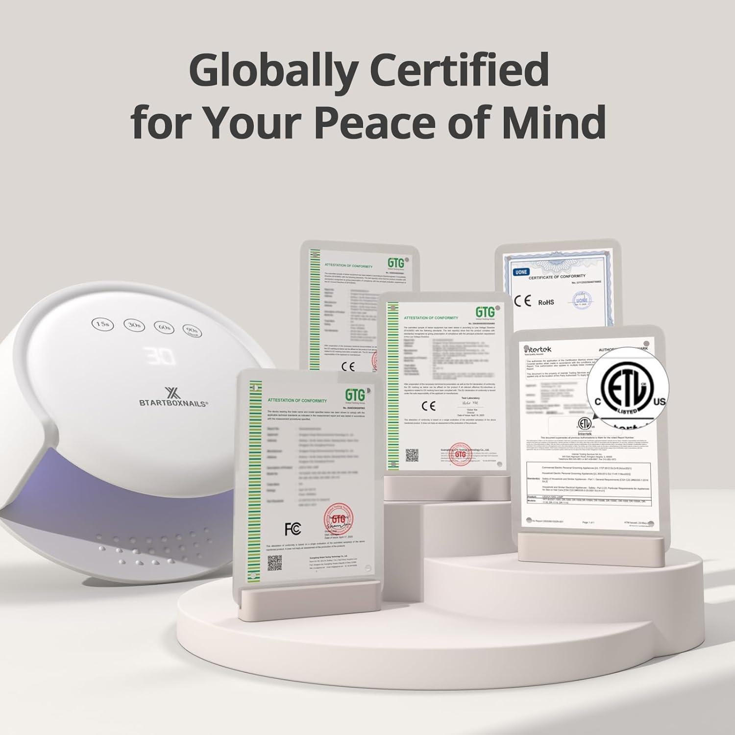 Lámpara de Uñas UV LED BTArtboxnails XCuringPRO 20cm 0.68kg