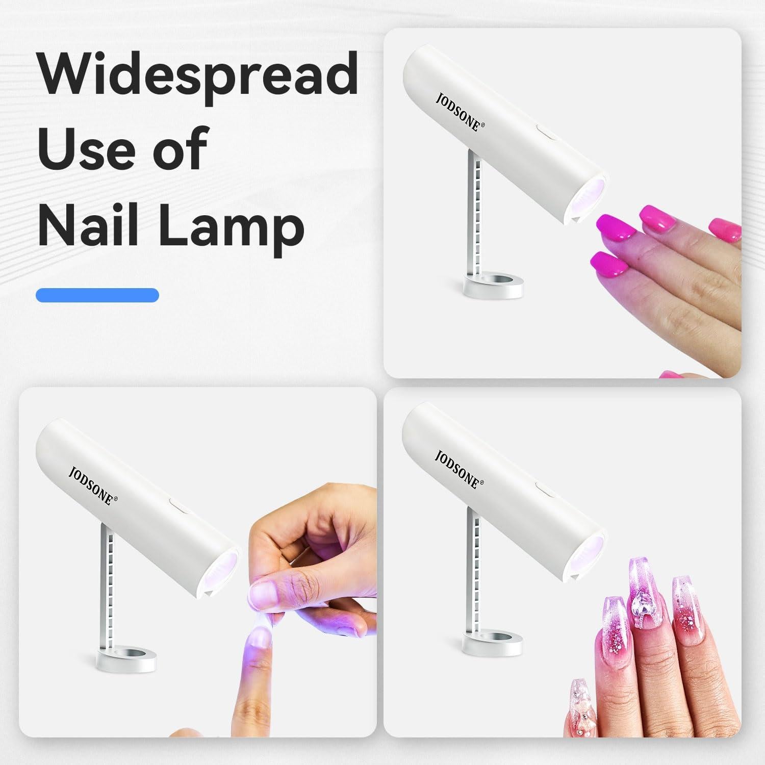 Lámpara UV de Uñas JODSONE Portátil Recargable USB 12cm