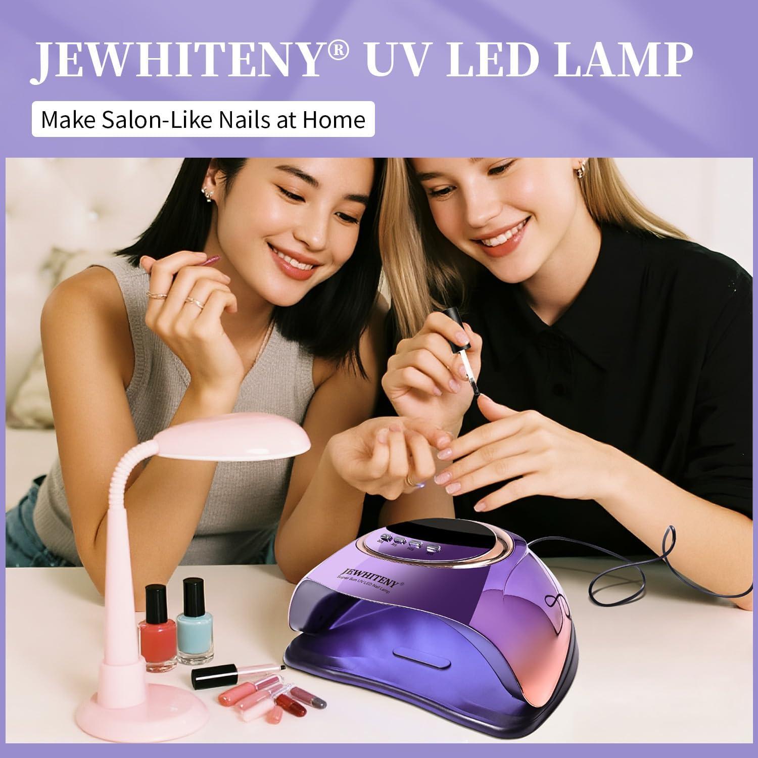 Secador UV para Uñas en Gel JEWHITENY Púrpura 300W