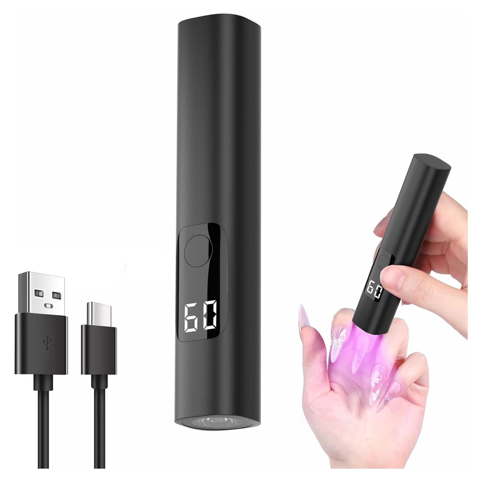 Lámpara UV de Mano E-riding Mini Recargable 400mAh 10.99cm