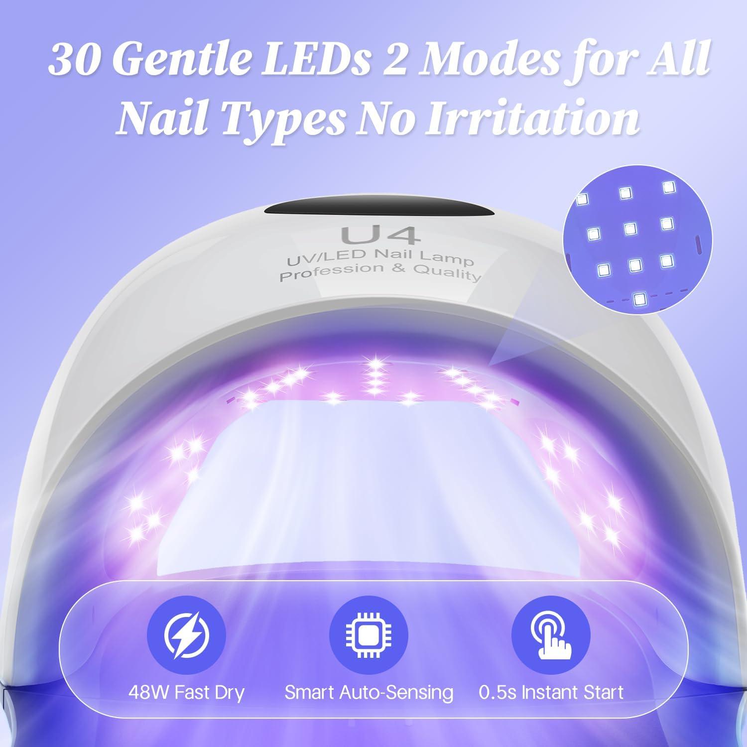 Lámpara UV LED 48W Jjzzlz para Uñas en Gel - 30 LEDs