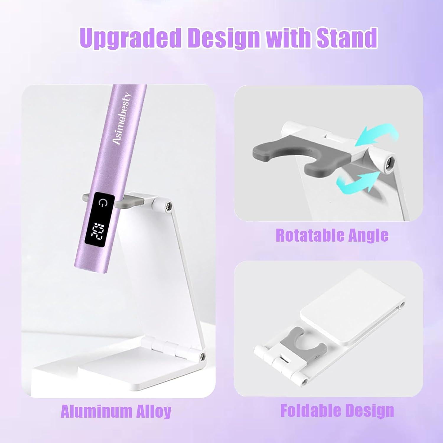 Mini Lámpara UV LED Asimebesty para Uñas de Gel, Portátil