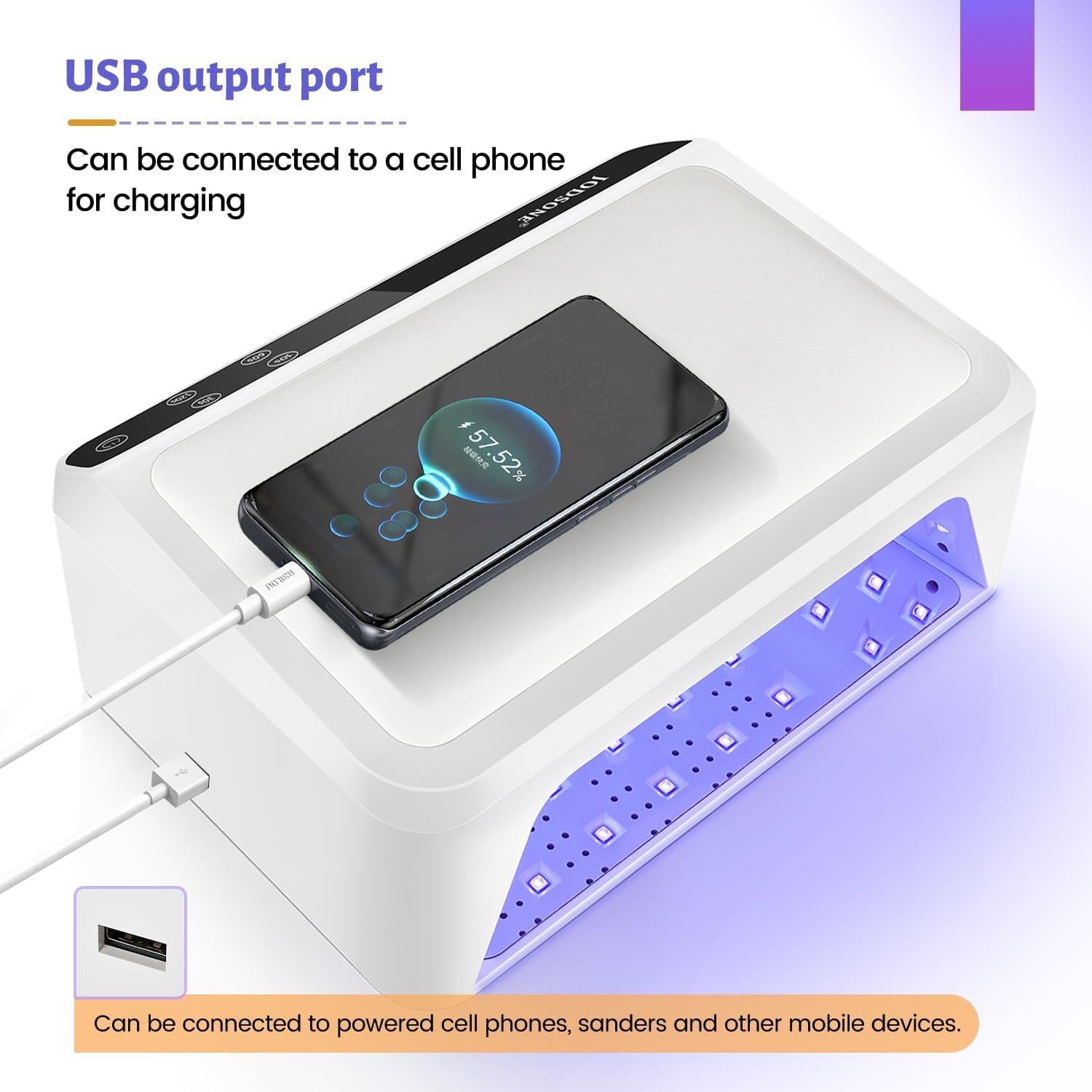 Lámpara de Uñas Profesional JODSONE 72W con Almohadilla