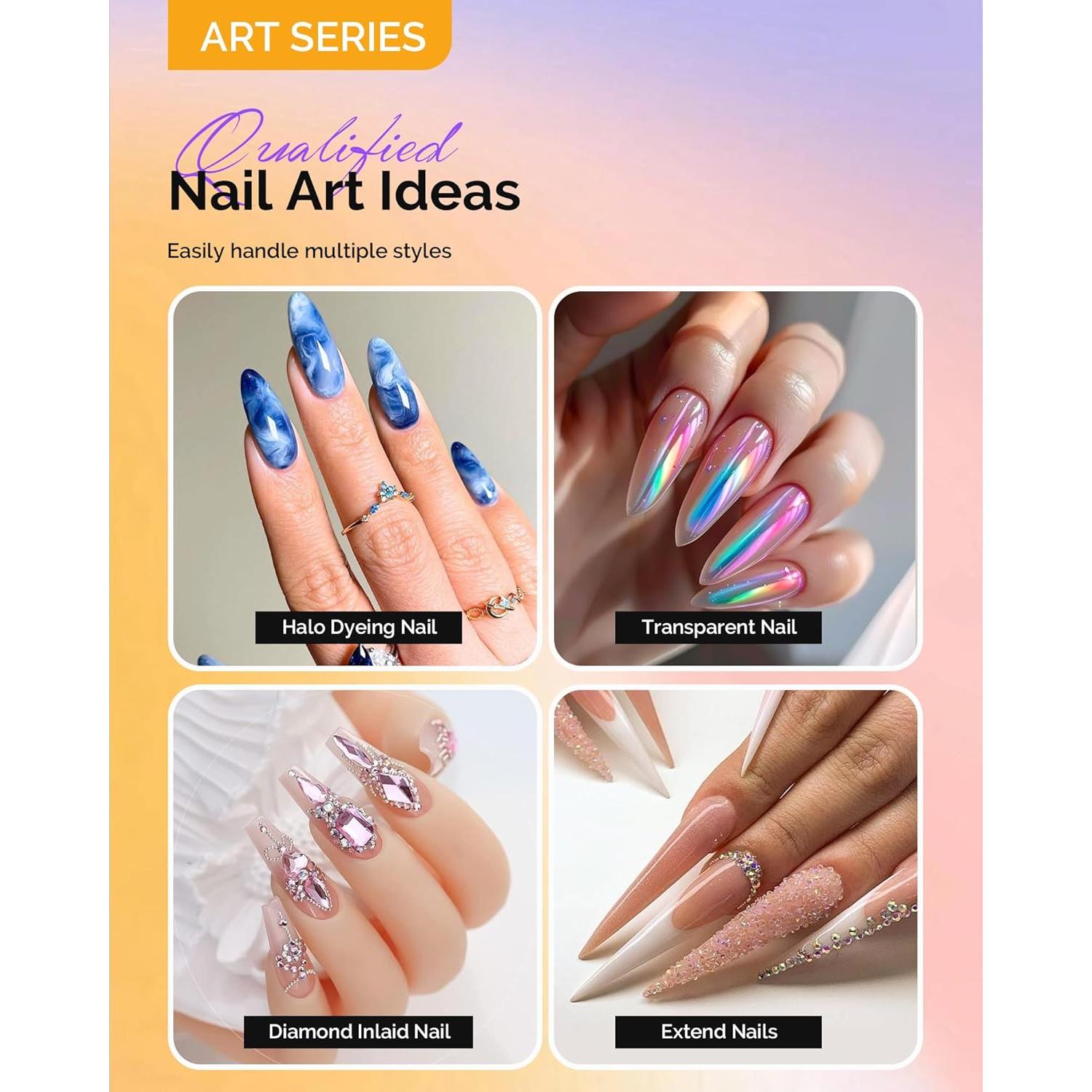 Lámpara UV Inalámbrica MelodySusie Art04M 800mAh 60s