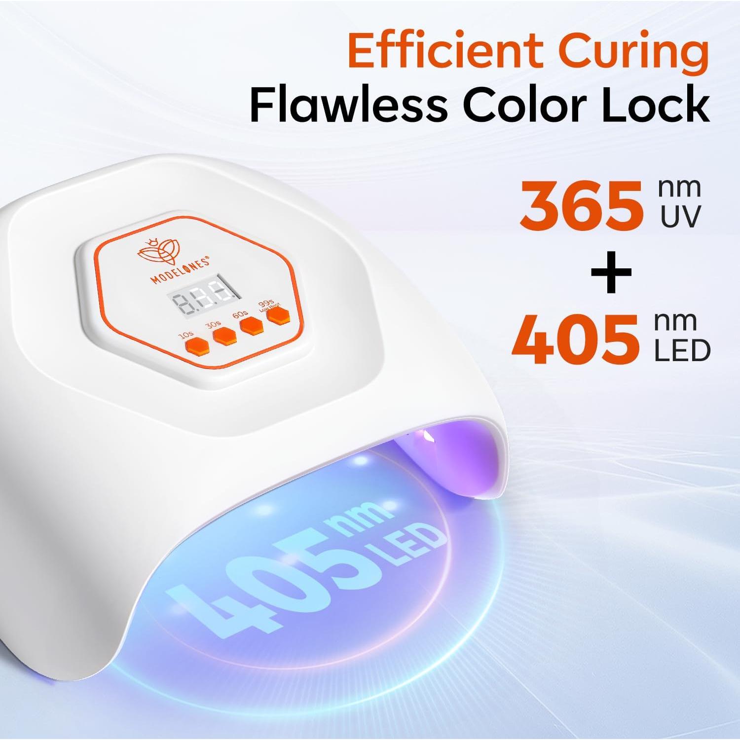 Lámpara de Uñas UV LED Modelones 4 Temporizadores 358g