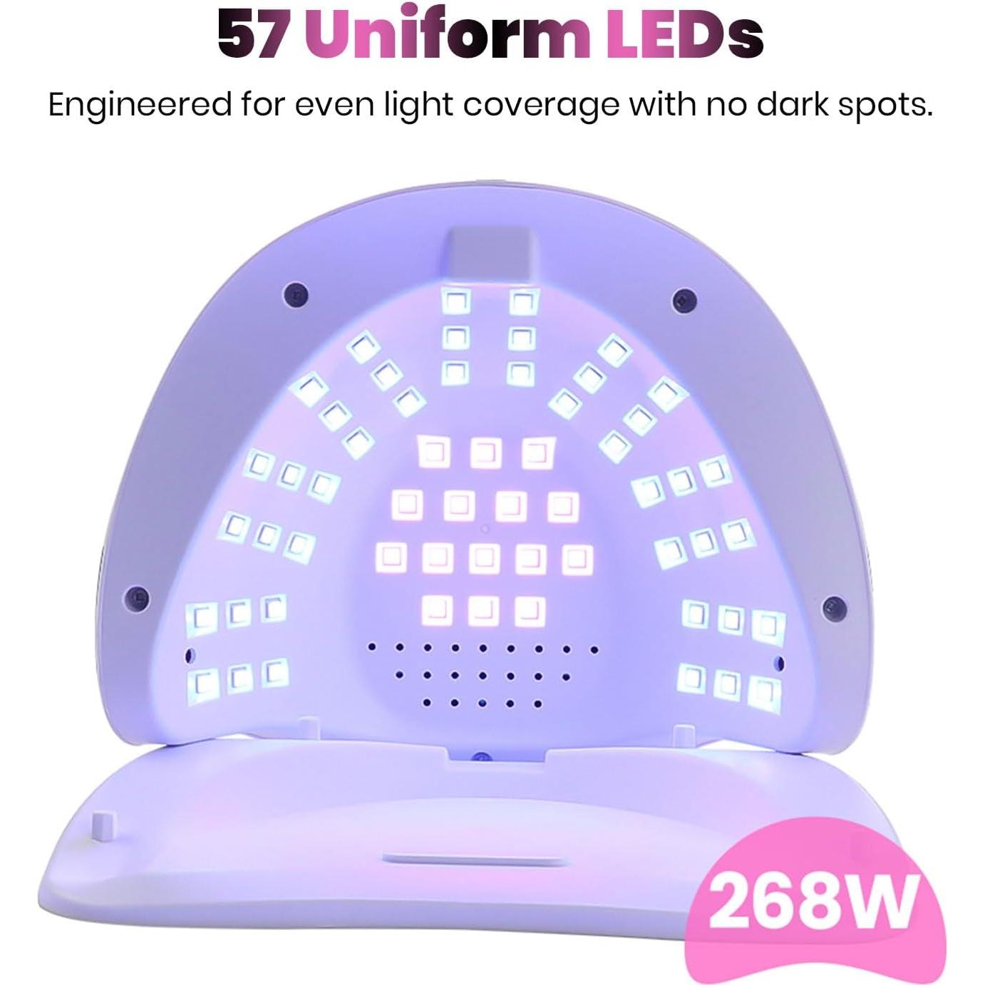 Lámpara UV LED 268W Trezuma para Esmalte de Gel Profesional
