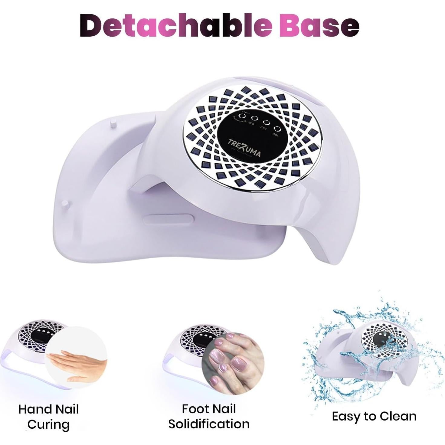 Lámpara UV LED 268W Trezuma para Esmalte de Gel Profesional