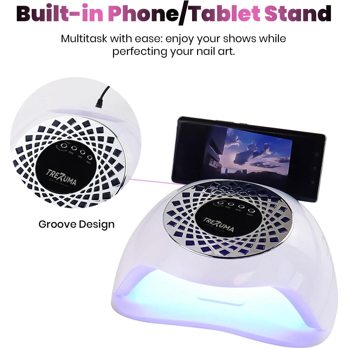 Lámpara UV LED 268W Trezuma para Esmalte de Gel Profesional