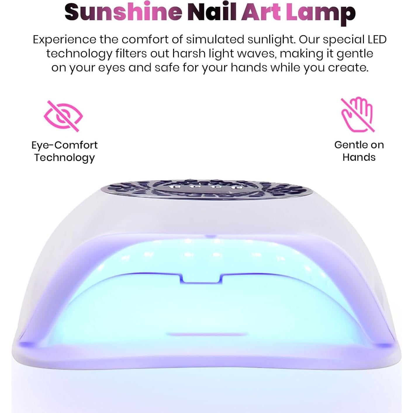 Lámpara UV LED 268W Trezuma para Esmalte de Gel Profesional