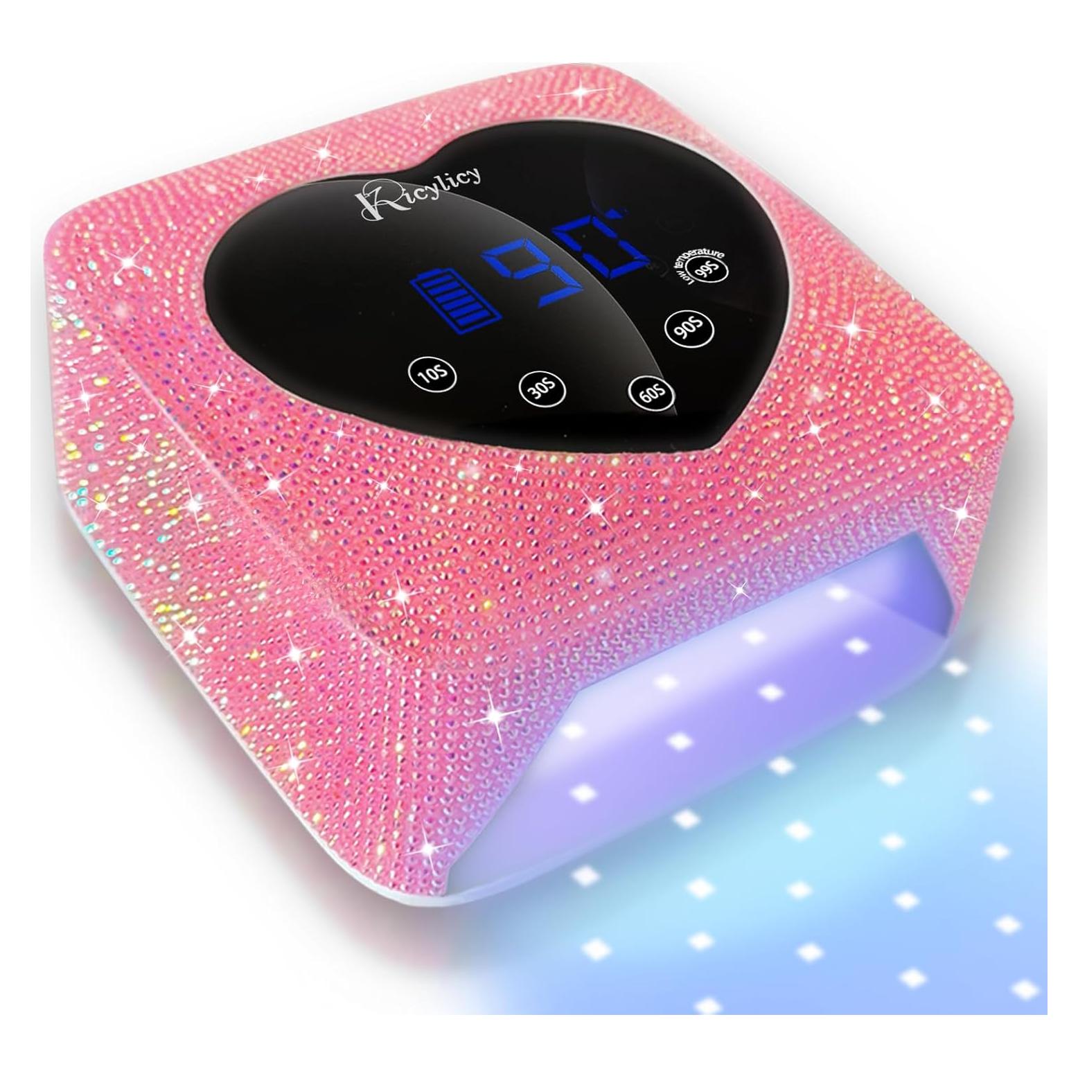 Lámpara de Uñas LED UV Kicylicy X20-PINK-D 72W Inalámbrica