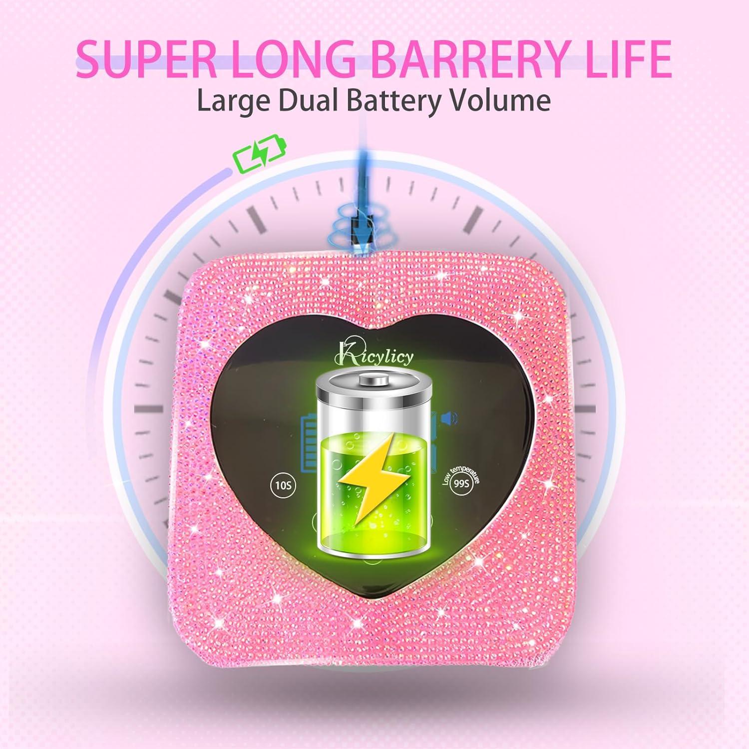 Lámpara de Uñas LED UV Kicylicy X20-PINK-D 72W Inalámbrica