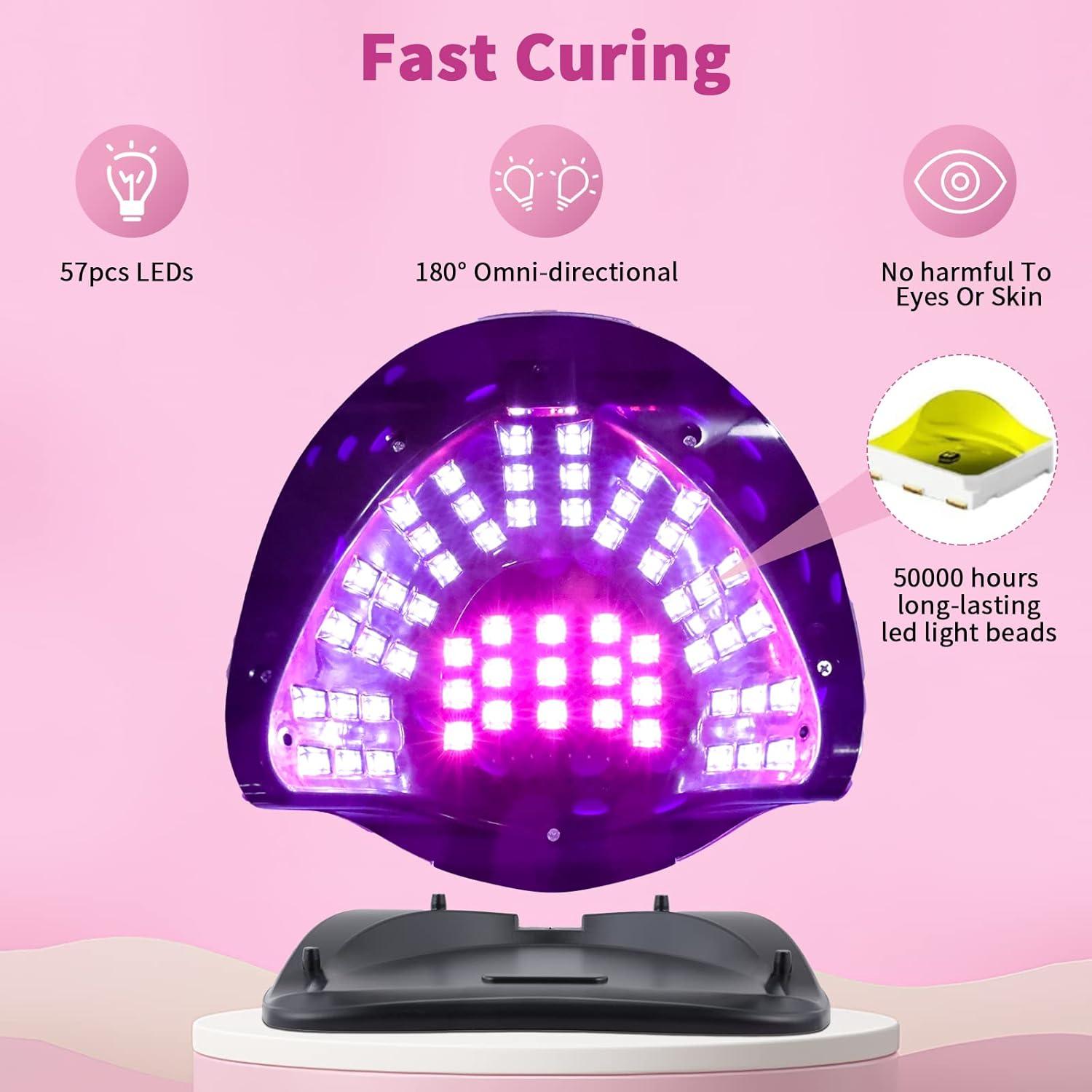 Lámpara UV LED 268W Riuotazi para Esmalte de Gel Profesional