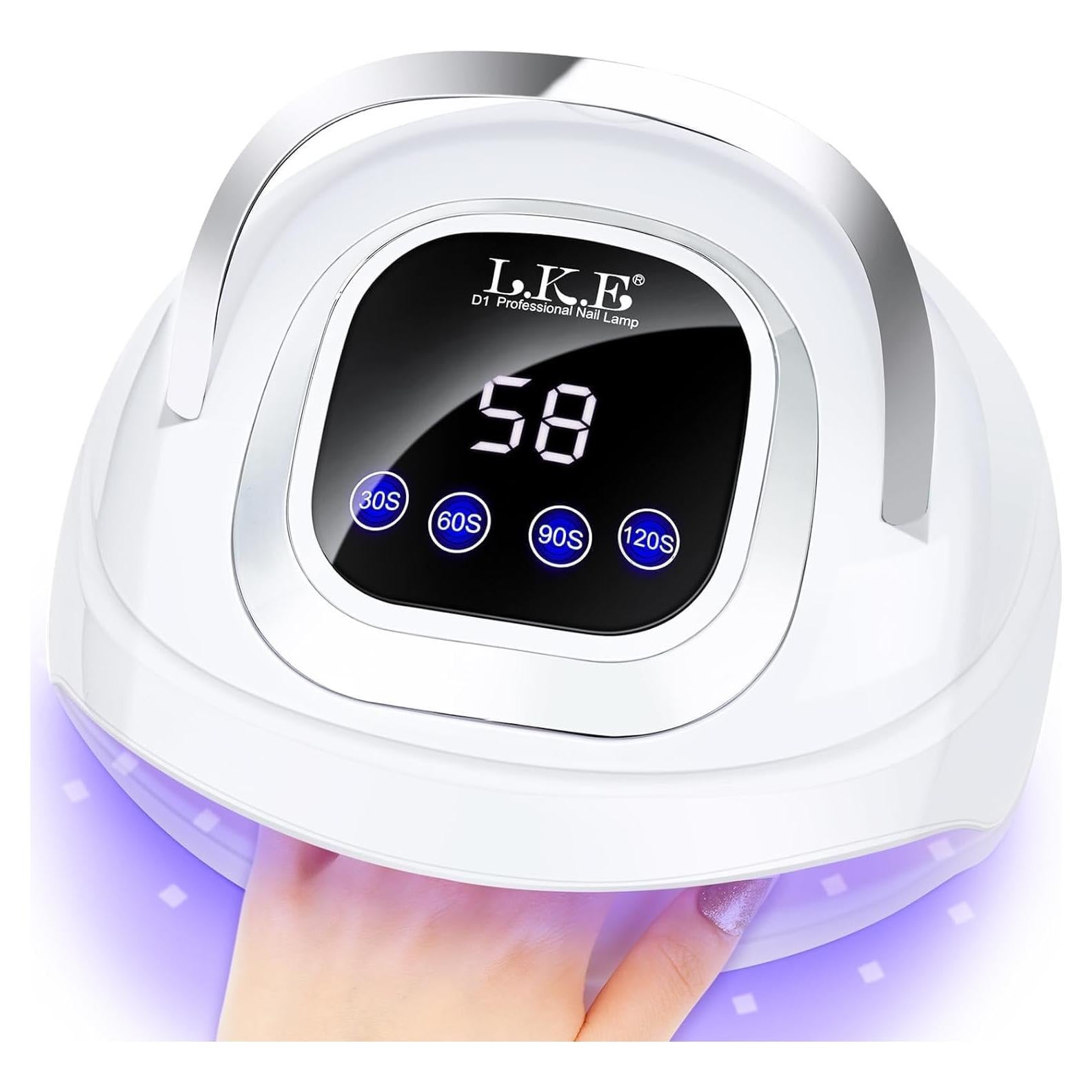 Lámpara UV LED LKE para Uñas 268W con Sensor Automático