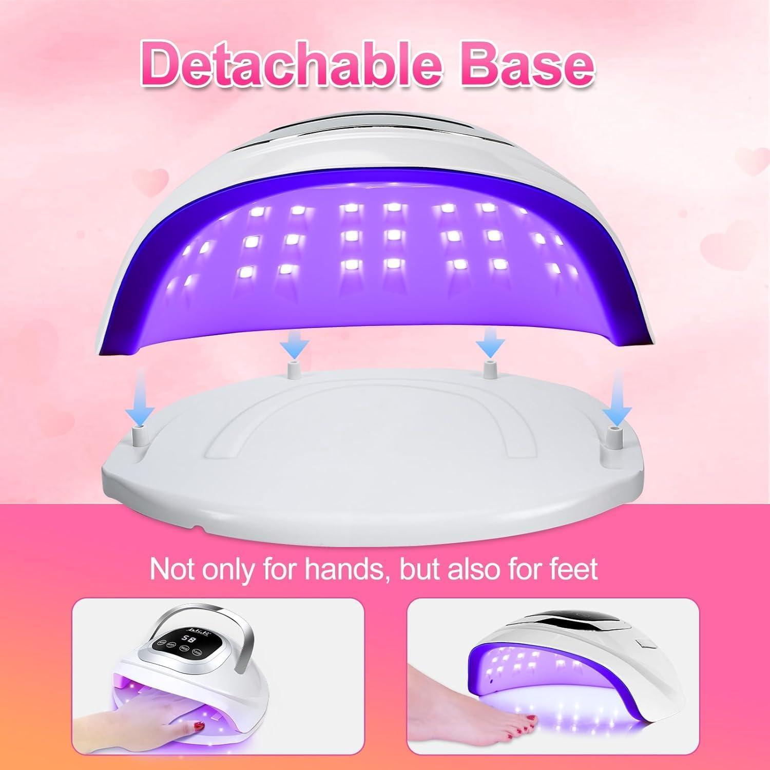Lámpara UV LED LKE para Uñas 268W con Sensor Automático