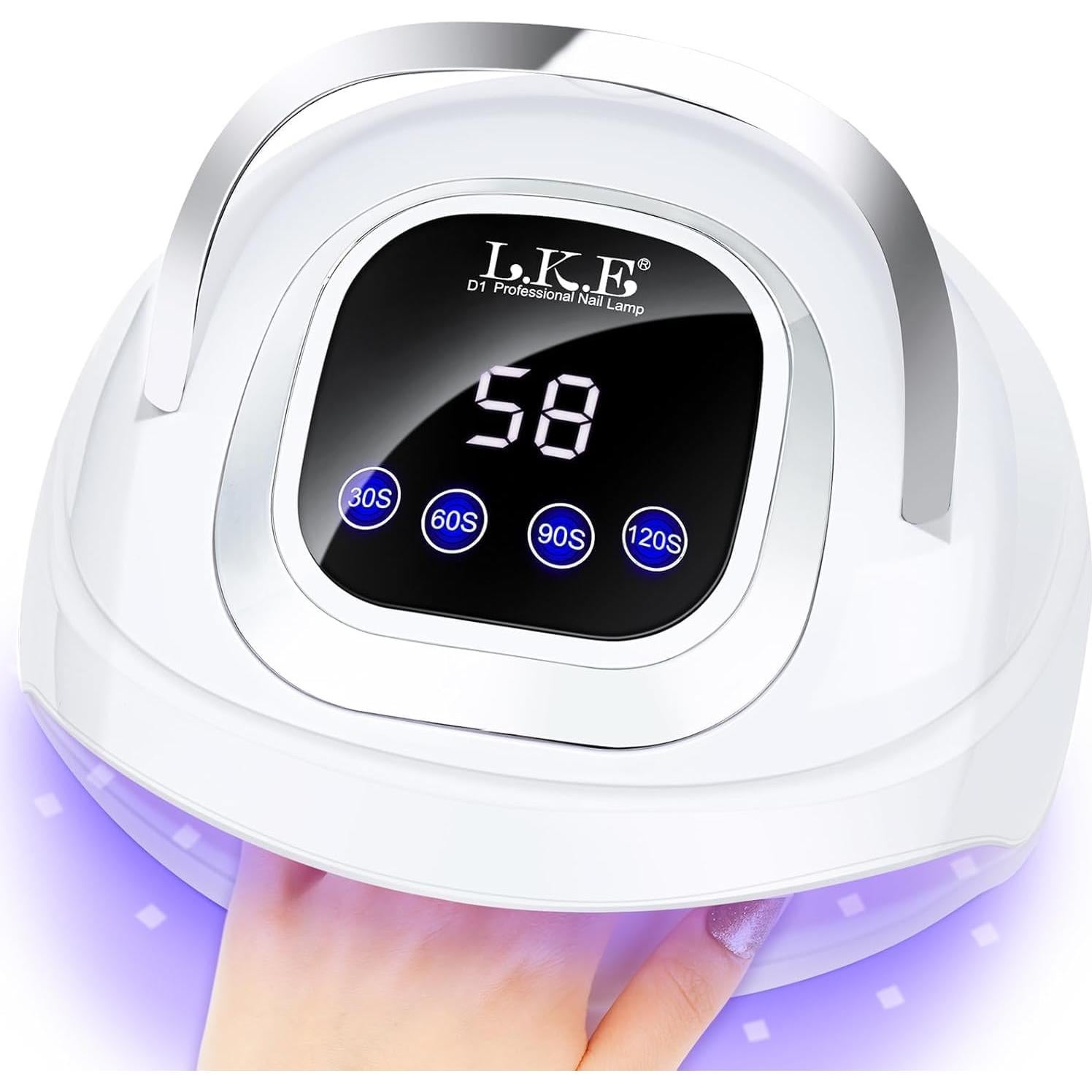 Lámpara UV LED LKE para Uñas 268W con Sensor Automático