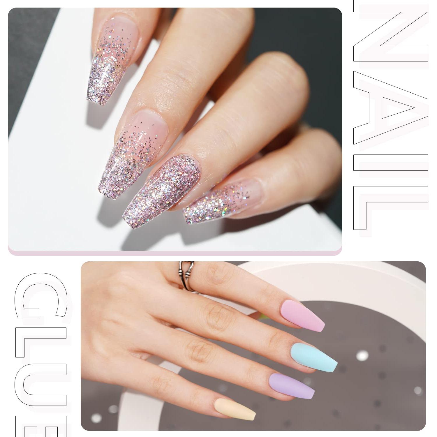 GAOY Gel Pegamento para Uñas 2 en 1 16ml - Larga Duración