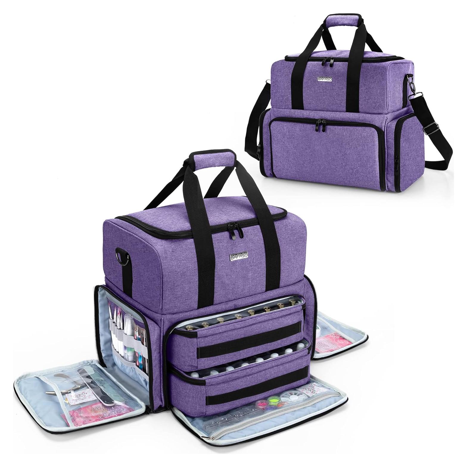 Organizador de Esmalte de Uñas BAFASO 80 Botellas Púrpura