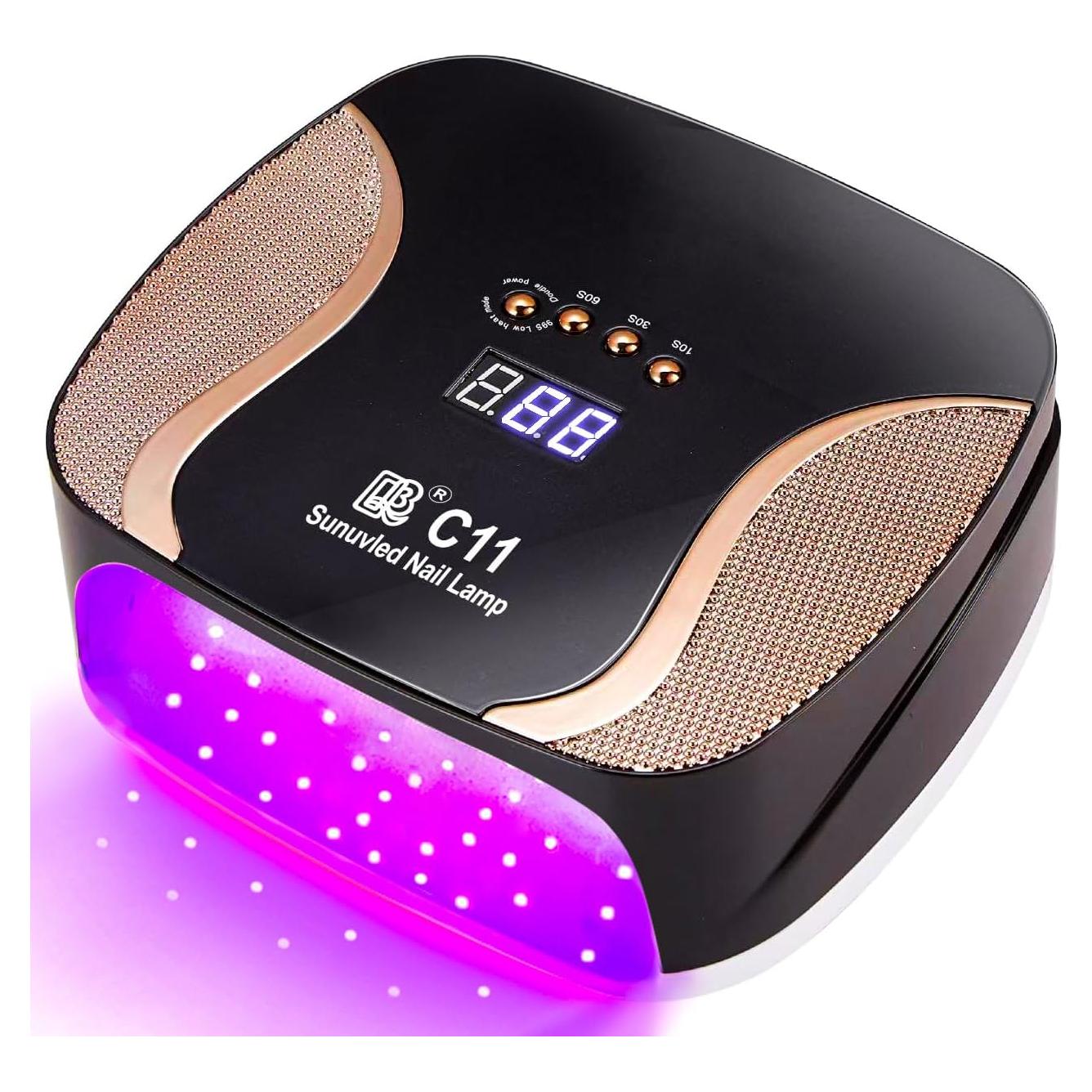 Lámpara de Uñas LED UV 308W NINGBO, Secado Rápido, 4 Modos