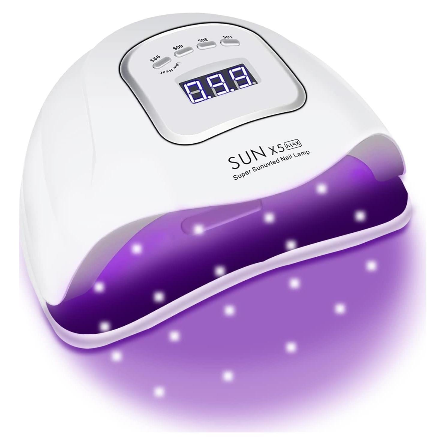 LAVAED Lámpara UV para Uñas de Gel 150W con Temporizador