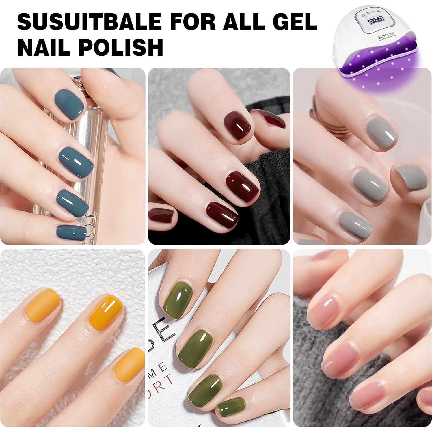 LAVAED Lámpara UV para Uñas de Gel 150W con Temporizador