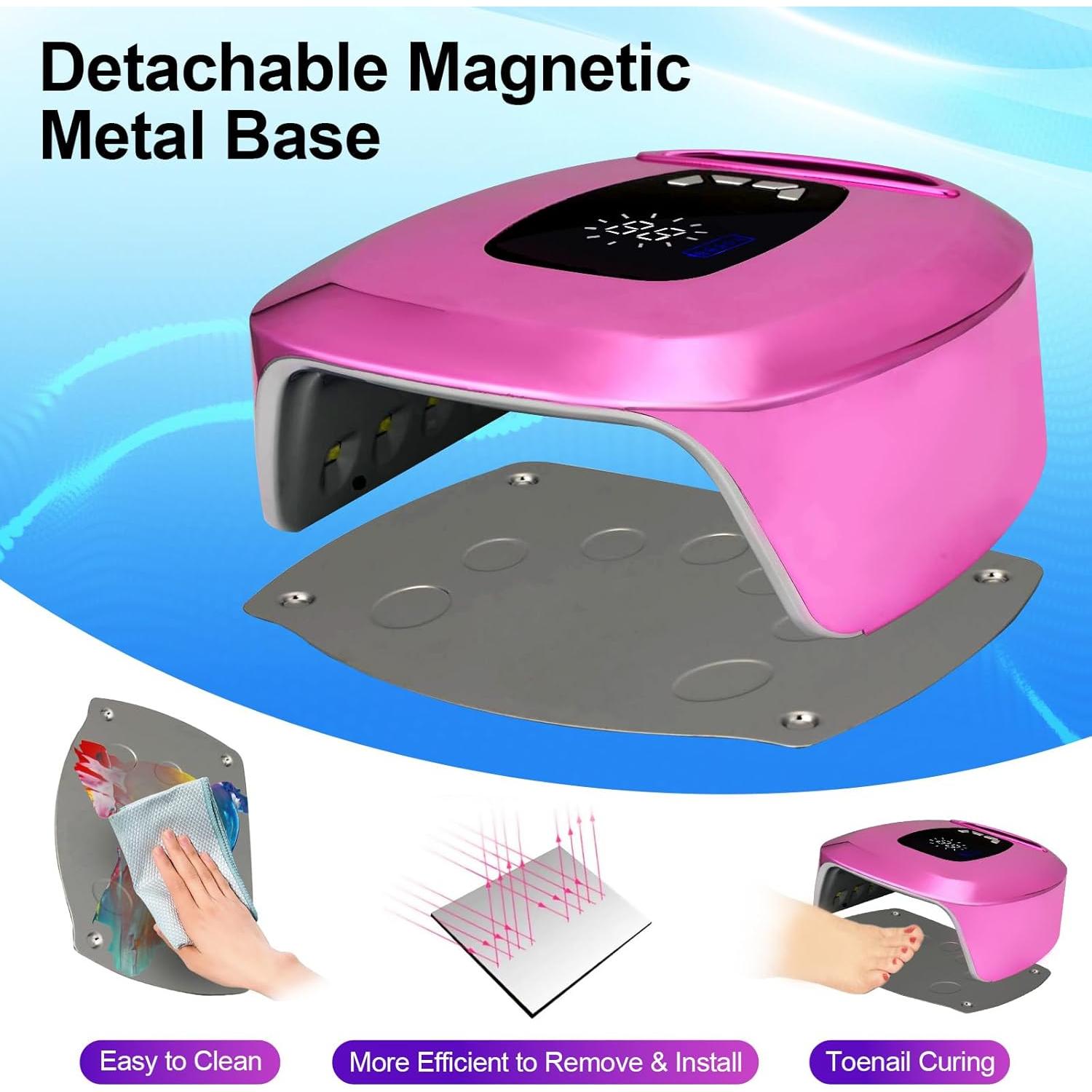 Secador de Uñas UV LED Inalámbrico ShineCai 108W Portátil