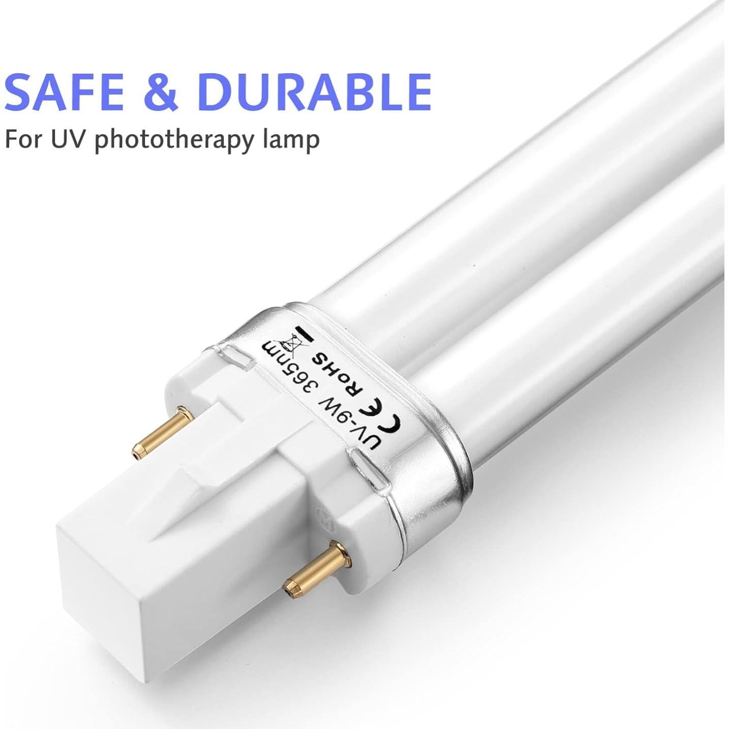 Bombillas de Uñas 9W 365nm IMIKEYA - 4 Piezas Reemplazo