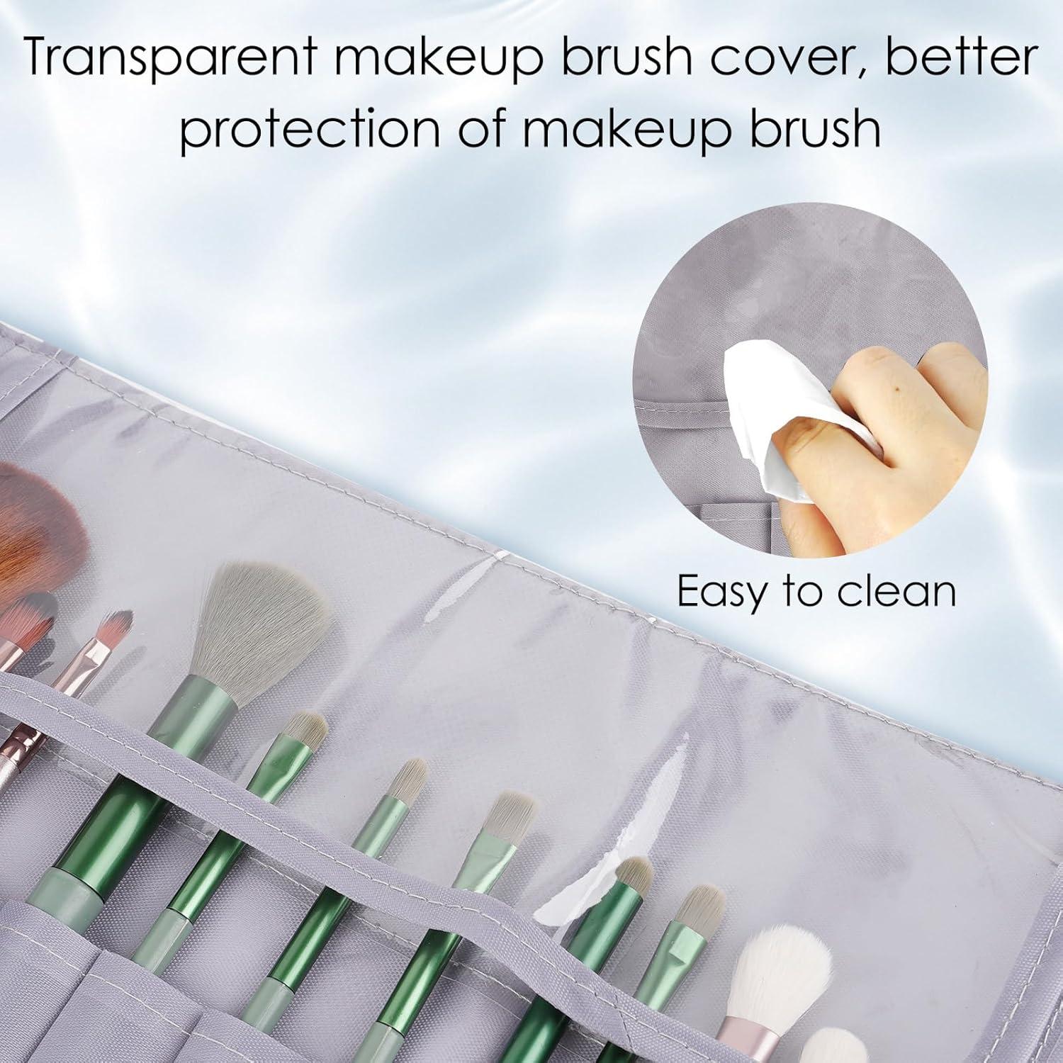 Bolsa de Maquillaje Plegable LUEXBOX Gris para Viaje