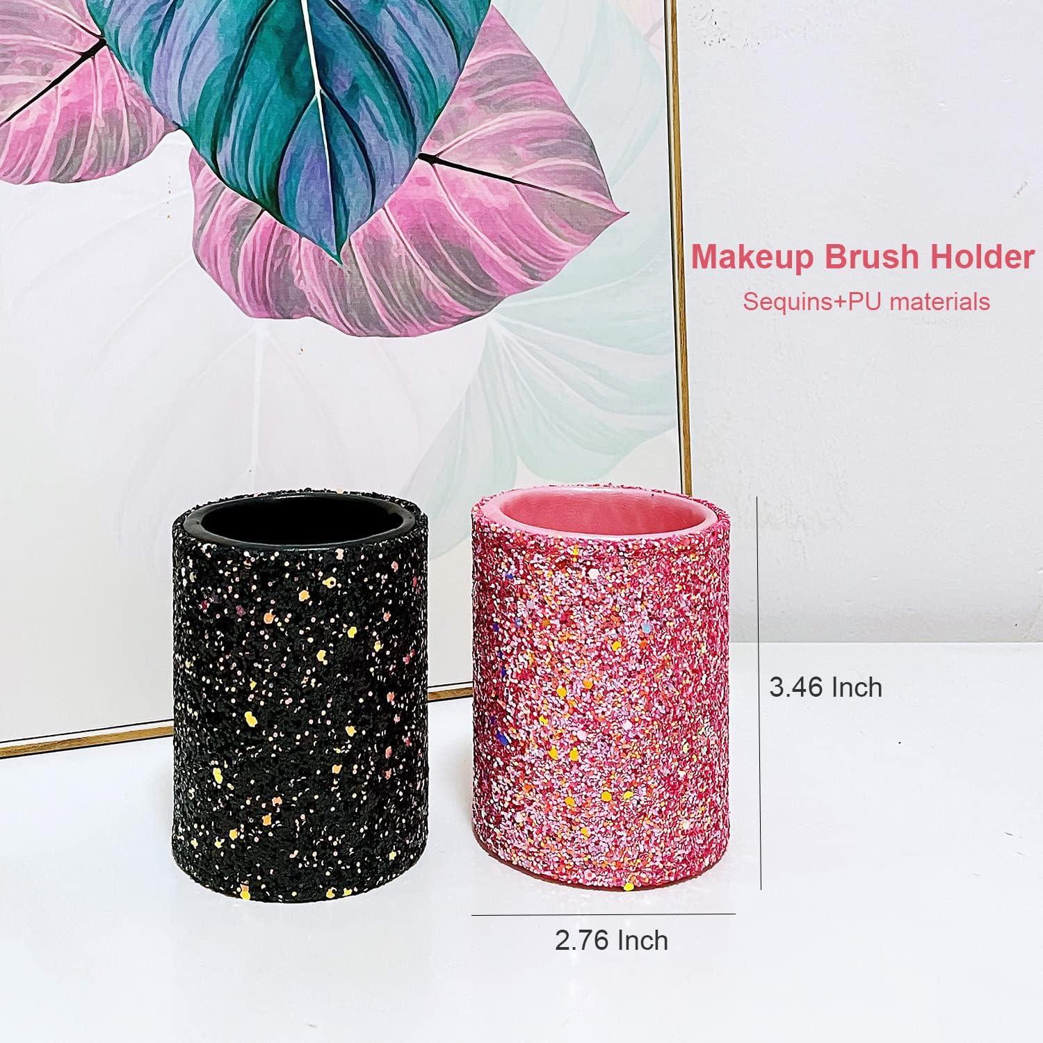 Soporte para Brochas de Maquillaje Wlz Rosa Brillante 8.5 cm