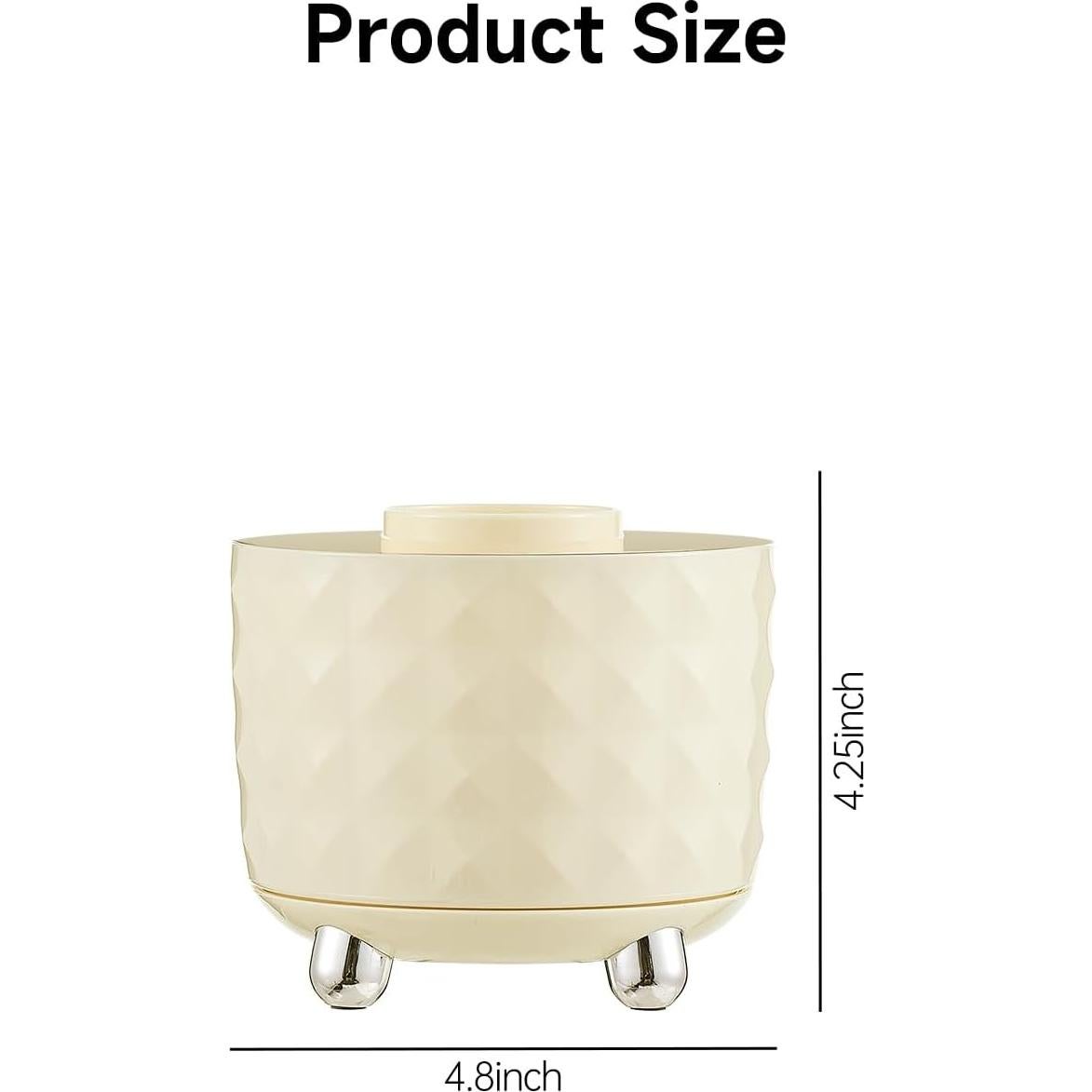 Soporte Rotatorio para Brochas de Maquillaje UFORU 5 Ranuras