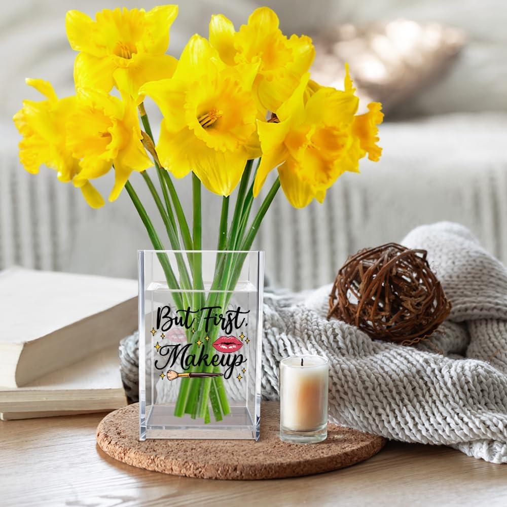 Organizador de Brochas de Maquillaje Acrílico Vgrti 6.35x10.16 cm