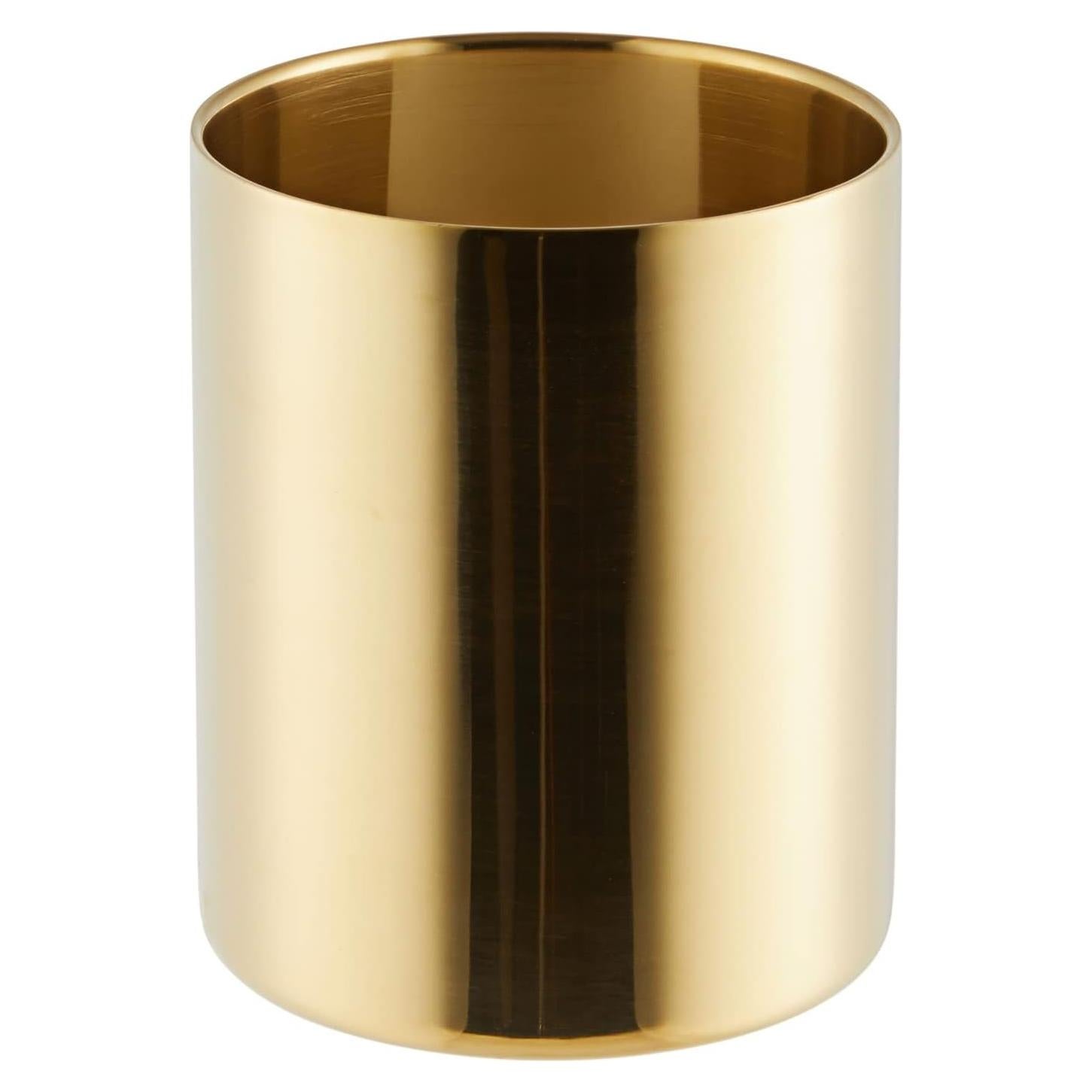 Organizador de Escritorio Juvale Dorado - Acero Inoxidable 8.1x9.9cm