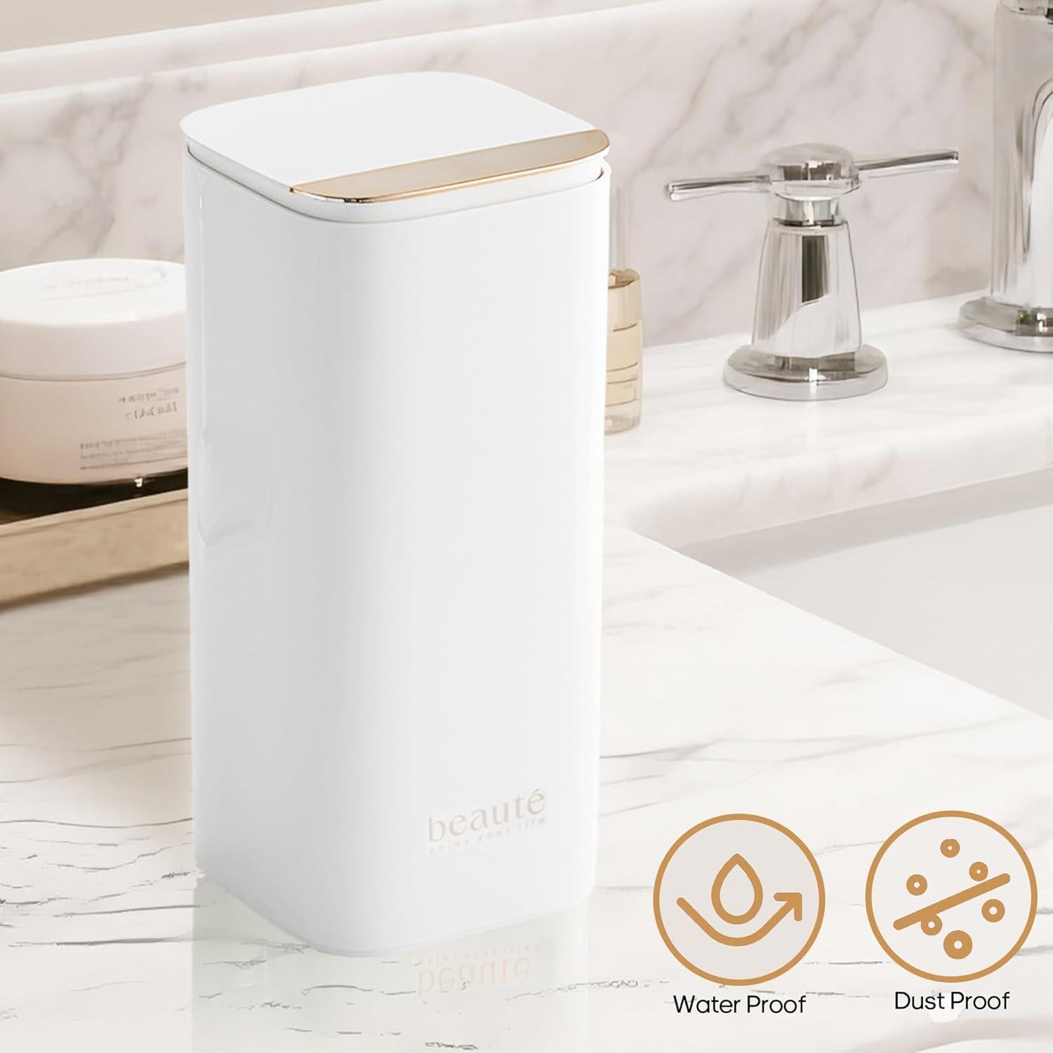 Soporte para Brochas de Maquillaje Osuke DM-03 con Tapa Impermeable